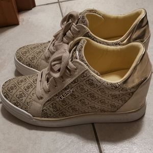 Guess high heel sneakers